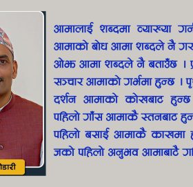 आमावादी आमापथमा हिड्छन् ?